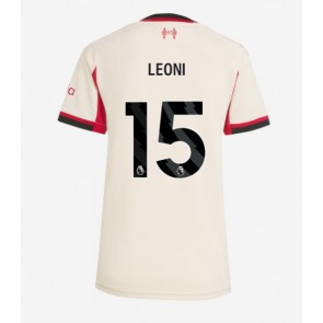 Liverpool Giovanni Leoni #15 Bortatröja Kvinnor 2025-26 Kortärmad